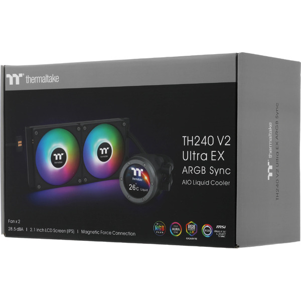 Система жидкостного охлаждения для процессора Thermaltake TH240 V2 Ultra EX ARGB CL-W414-PL12SW-A