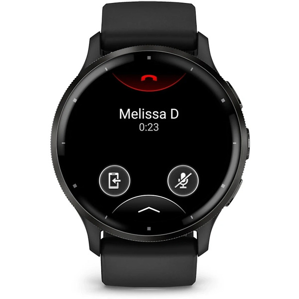 Умные часы Garmin Venu 3 (черный, с силиконовым ремешком)