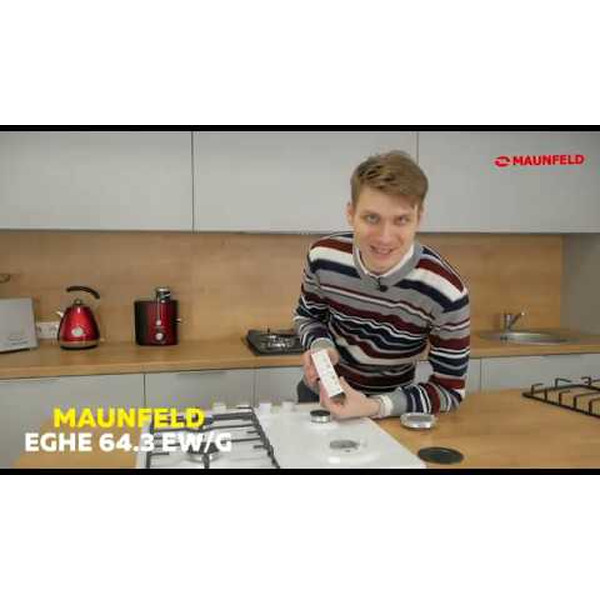 Газовая варочная панель MAUNFELD EGHE.64.3EW/G