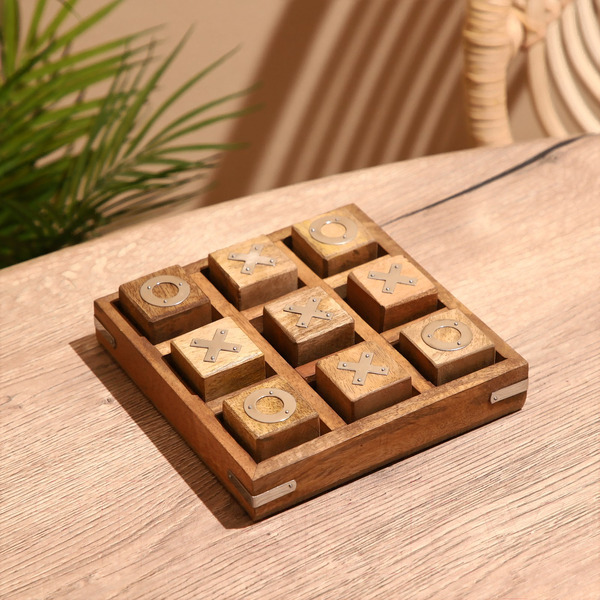 Настольная игра Sima-Land Крестики-нолики 9916804 (манговое дерево)