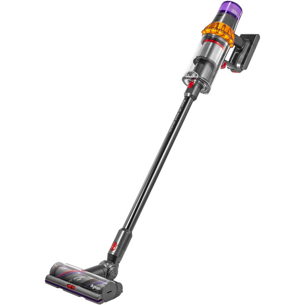 Пылесос вертикальный Dyson V15 Detect Absolute 447033-01 (никель/жёлтый) + Red Line BS-01 16A