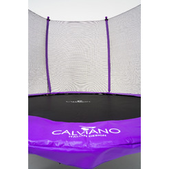 Батут Calviano 252 см - 8ft OUTSIDE master purple
