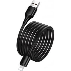 Кабель Hoco X120 USB Type-C - Lightning (1 м, черный)