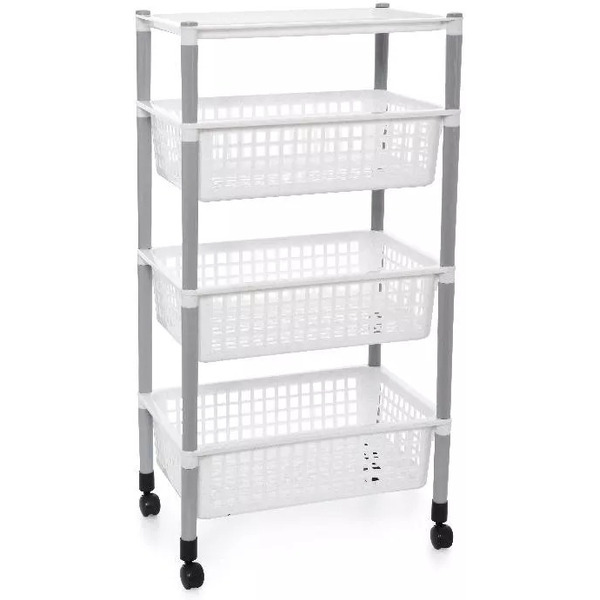 Контейнер для овощей 4-х секционный (на колесах) Полимербыт 4394400