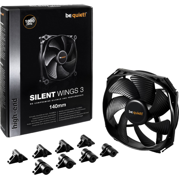 Кулер для корпуса be quiet! Silent Wings 3 140mm (BL065)