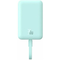 Внешний аккумулятор Baseus P1002210B333-00 Magnetic Mini Wireless Fast Charge Type-C Edition 10000mAh 30W Peppermint Blue