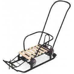 Санки Ника Тимка 5 универсал (черный)