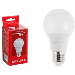 Лампа светодиодная AURORA СТАНДАРТ E27 A60 10Вт 230В 4500K (A200-005)