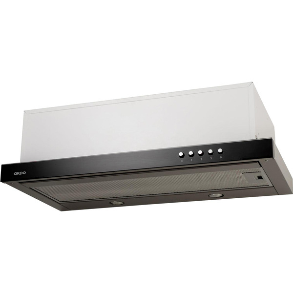 Кухонная вытяжка Akpo Light Eco Glass Twin 60 WK-7 Т-300 (черный)