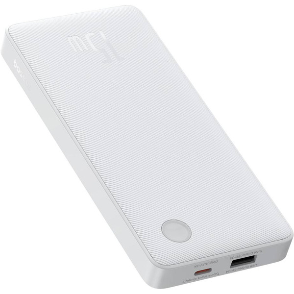 Внешний аккумулятор Baseus Airpow Lite Power Bank 15W 10000mAh (P10067500123-00) белый