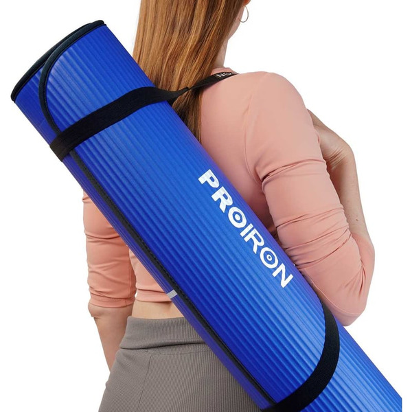 Коврик для йоги и фитнеса Proiron К18610НС (синий)