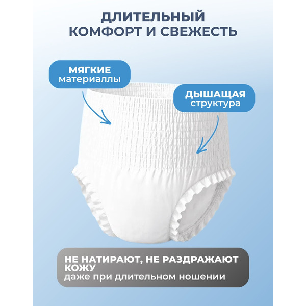 Трусы впитывающие для взрослых AKTIVOLIFE Extra XL (10шт)
