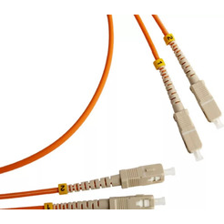 Кабель Lanmaster LAN-2SC-2SC/SU-1.0 (1 м, желтый)