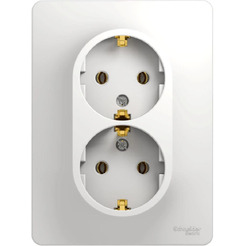 Розетка Systeme Electric Glossa GSL000124 Белый