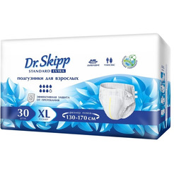 Подгузники для взрослых DR.SKIPP Standard Extra р-р XL (30 шт.)