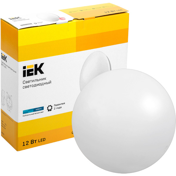 Светильник IEK ДПБ 1001 (LDPB0-1001-12-4000-K01)