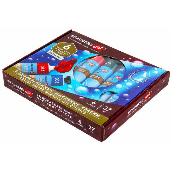 Краски масляные BRAUBERG ART PREMIERE 192292