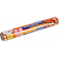 Фольга алюминиевая Laima Прочная 11 мкм 607804