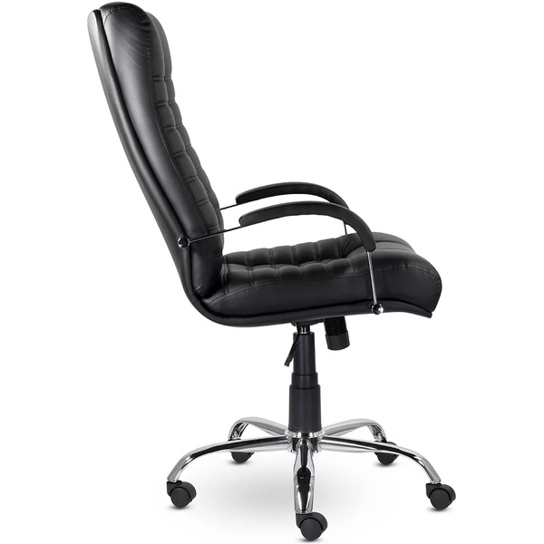 Кресло офисное UTFC Атлант В хром МБ Z11 (черный)