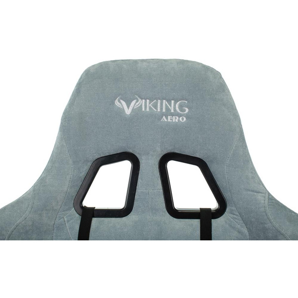 Кресло игровое Zombie VIKING KNIGHT Fabric Light-28 (1372998) серо-голубой