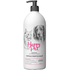 Шампунь Cats & Pets Happy Pets гипоаллергенный с Пантенолом 1л