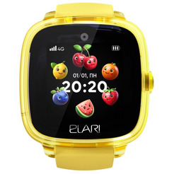 Детские умные часы Elari KidPhone Fresh 4G KP-4G-F-Y (желтый)