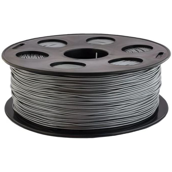 Пластик PLA для 3D печати Bestfilament 1.75 мм 1000 г (серебристый металлик)