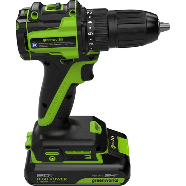 Дрель-шуруповерт Greenworks DD345 3708307CUA