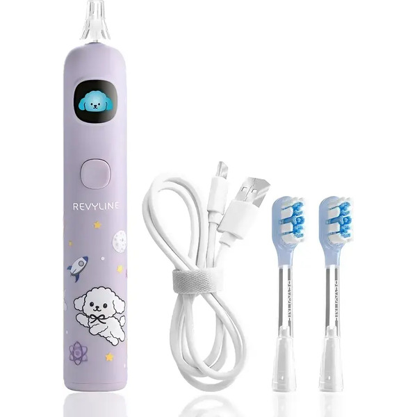 Детская звуковая зубная щетка Revyline RL 095 Kids (сиреневый)