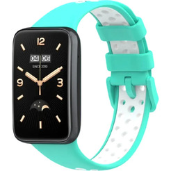 Ремешок для умных часов Bingo Sport для Xiaomi Smart Band 7 Pro (мятный/белый)