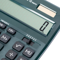 Калькулятор Deli EM888F-green