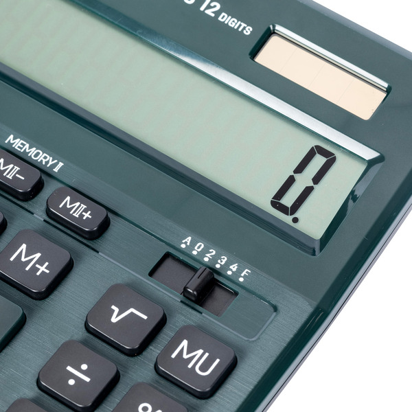 Калькулятор Deli EM888F-green