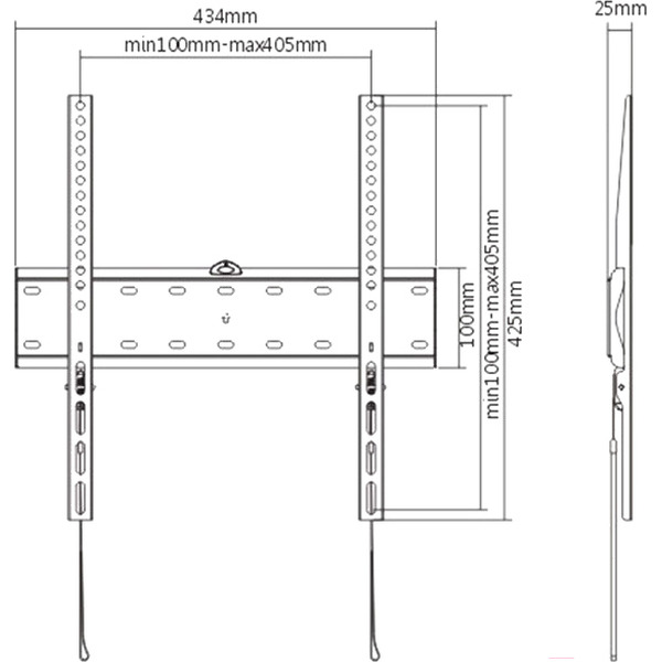 Кронштейн для телевизора Gembird WM-55F-02