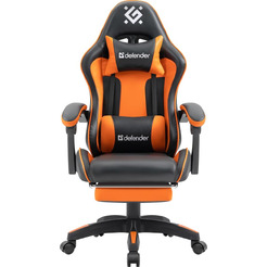 Игровое кресло DEFENDER Sorang (черный/оранжевый) 64462