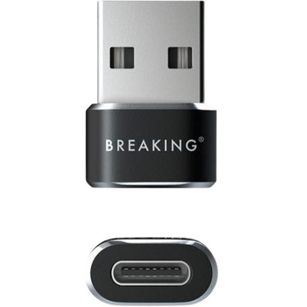 Адаптер USB-C - USB-A Breaking 24500 (черный)