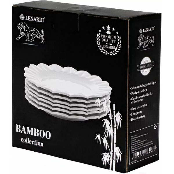 Набор тарелок Lenardi Bamboo 140-018 (6шт)