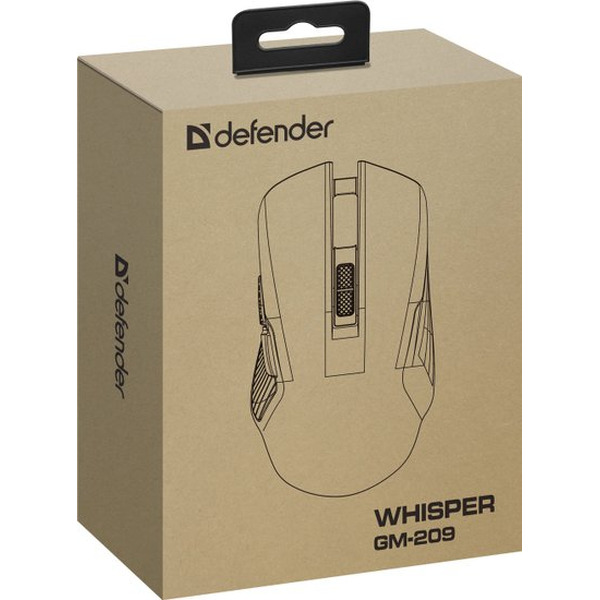 Игровая мышь Defender Whisper GM-209 (черный)