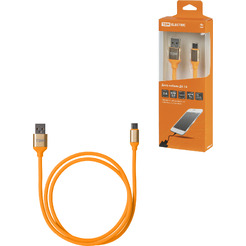 Кабель TDM Electric USB Type-A - USB Type-C SQ1810-0314 (1 м, оранжевый)