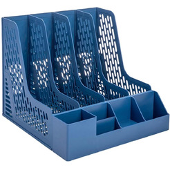 Лоток для бумаг Deli E9849 (синий)