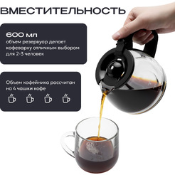 Кувшин RAGEX R-402-1 для кофеварки R402