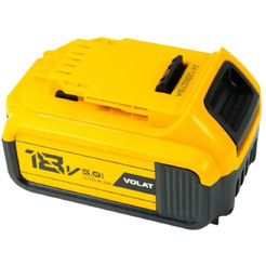 Аккумуляторная батарея VOLAT для DeWalt 18.0V 5.0AH (Li-ion) DEW-DCB184