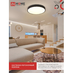 Светильник светодиодный IN HOME SCANDY SIMPLE-95RCB (4690612057347)
