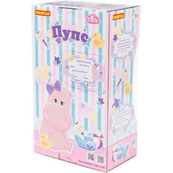 Пупс Полесье Веселый с соской + ванночка и набор для купания 78575