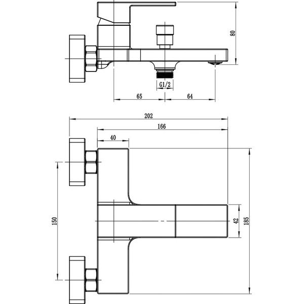 Смеситель Wellerein Linea 21LN54