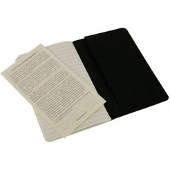 Блокнот Moleskine Cahier Journal Pocket QP311 (черный) 3 шт