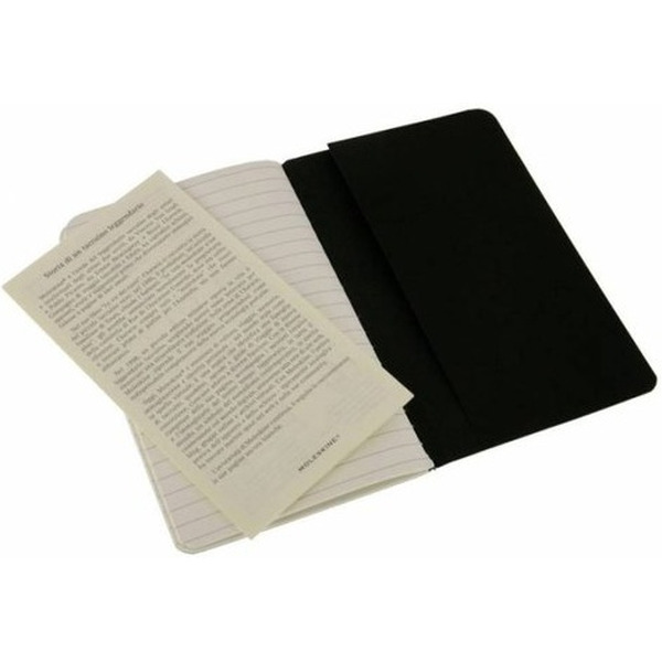 Блокнот Moleskine Cahier Journal Pocket QP311 (черный) 3 шт