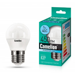 15060 LEDRB/5-G45/840/E27 (Эл.лампа светодиодная 5Вт 220В, LED-M G45 5W 4000K E27) Camelion