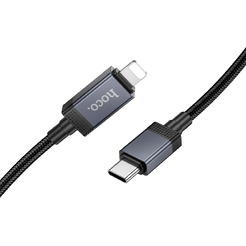Зарядный кабель Hoco X118 Generous PD27W (черный)
