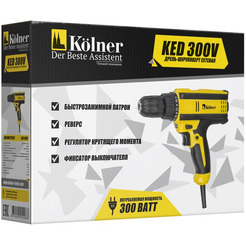 Дрель-шуруповерт Kolner KED 300V (кн300вед)