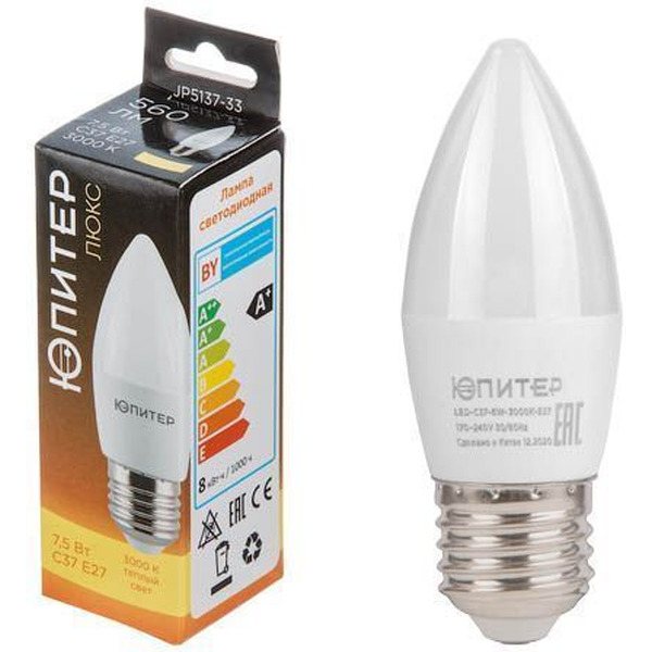 Лампа светодиодная ЮПИТЕР JP5137-33